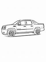 Cadillac Car Coloring Pages sketch template