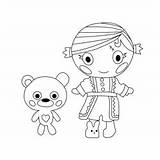 Stumbles Bumps N Bruises Lalaloopsy Coloring Page For Kids  Free sketch template