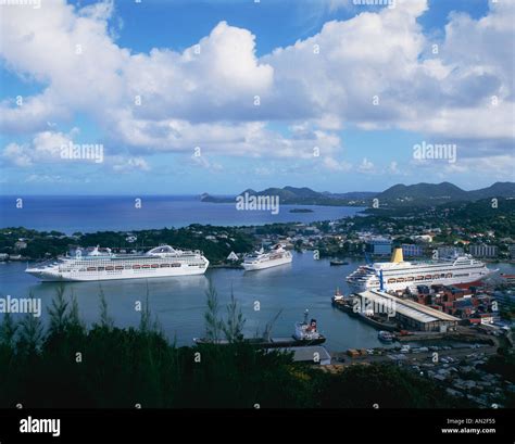 Castries St Lucia Caribbean Stock Photo - Alamy