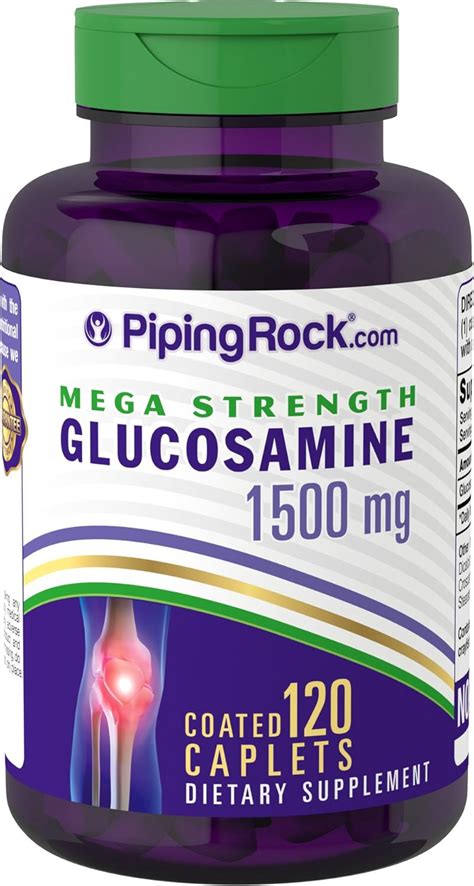 Amazon.com: Glucosamine 1500mg 120 Coated Caplets : Health & Household