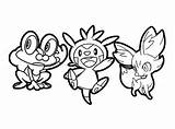 Froakie Pokemon Coloring Pages Sketch Page sketch template