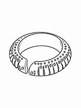 Bracelet Coloring Page  Home sketch template