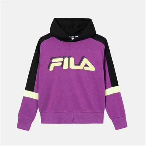 Fila Teens Girls Jazz Cropped Hoody - sparkling-grape | FILA Official