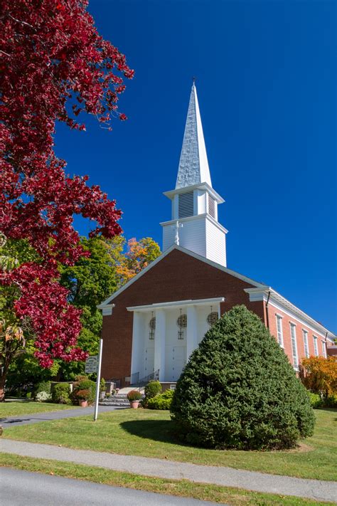 Church In Fall Free Stock Photo - Public Domain Pictures