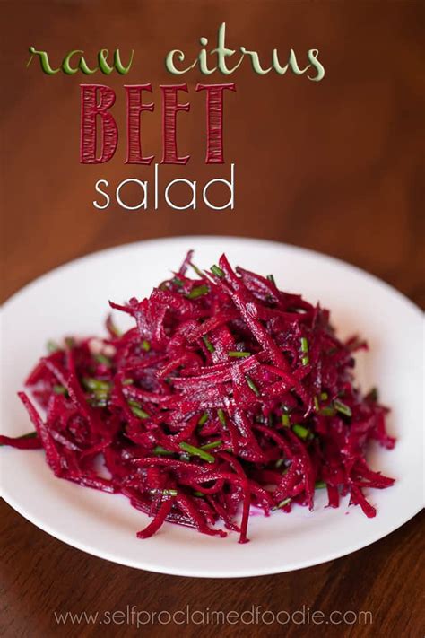 Shredded Raw Beet Salad Recipe - homemestic.com