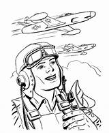 Military Pilot coloring page  Download Print Or Color Online For Free sketch template