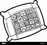 Coloring book For Children Pillow Stock Vector Image & Art  Alamy sketch template