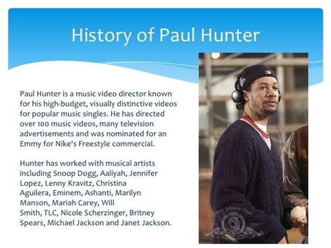 Paul Hunter (director) - Alchetron, The Free Social Encyclopedia