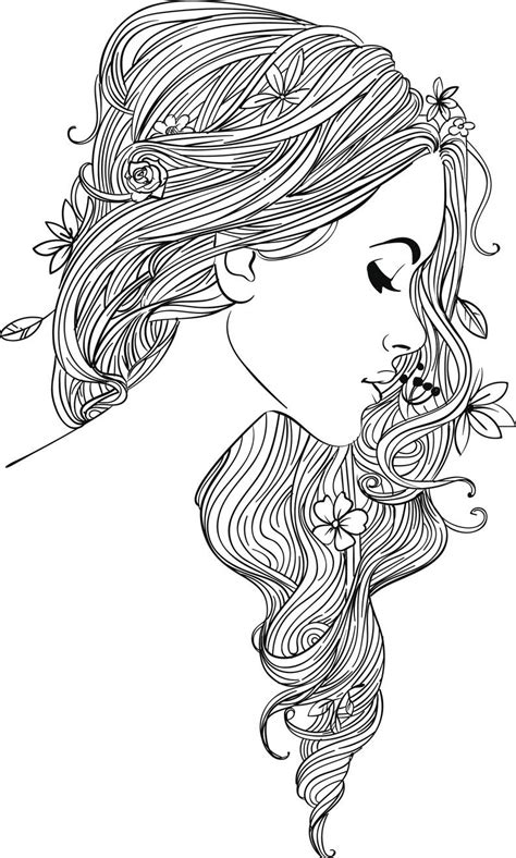 Art Coloring Pages Printable Girls - Finmc Ginnis