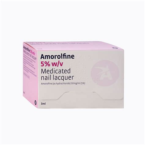 Amorolfine 5% Medicated Nail Fungal Lacquer 3ml