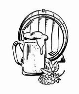 Beer Mug Coloring Page sketch template