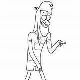 Lee Gravity Falls Coloring Page For Kids  Free Printable sketch template