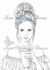 Pretty Ladies Coloring Pages sketch template