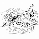 Fighter Jet For Free coloring Page  Download Print Or Color Online sketch template