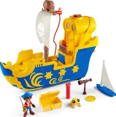 Fisher-Price Santiago of the Seas Lights & Sounds El Bravo Pirate Ship ...