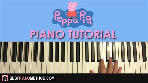 HOW TO PLAY - Peppa Pig Theme Song (Piano Tutorial Lesson) - Piano ...