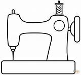 Sewing Machine coloring Page  Free Printable Coloring Pages Applique sketch template