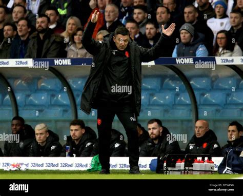 Leeds United manager Paul Heckingbottom Stock Photo - Alamy