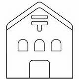 Post Office Coloring Pages Preschool Kids sketch template