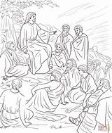 Jesus Teaching People coloring Page  Free Printable Coloring Pages sketch template