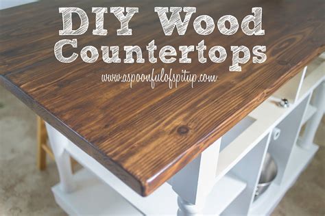 How To Build Your Own Wood Countertop - RONGII