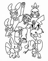 Pokemon advanced Coloring Pages sketch template
