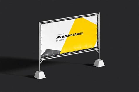 Advertising Banner Mockup – MasterBundles