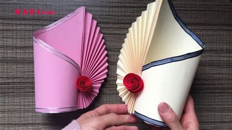 Making Paper Flower Vase/ DIY Paper Vase/ Cách làm lọ hoa bằng giấy | Paper flower vase, Flower ...
