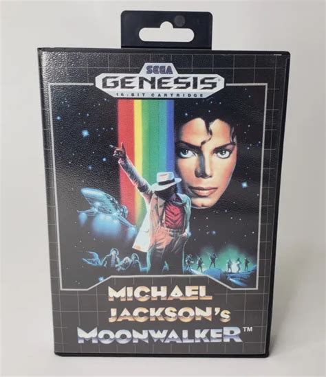 AUTHENTIC SEGA GENESIS Michael Jackson's Moonwalker 16 Bit Game Cartridge CIB $180.00 - PicClick