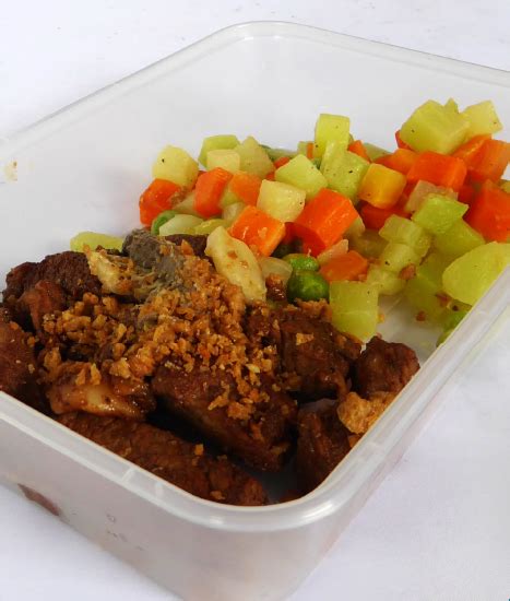 Pork Salpicao - lunchboxdiet.com.ph