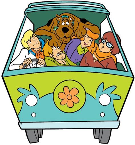 New Scooby Doo Clip Art Medium Size Scooby Doo Gang Mystery Machine | Images and Photos finder