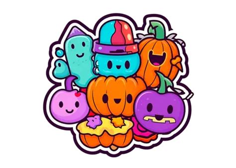 Halloween Sticker, Halloween Clipart, Sticker Clipart PNG Transparent ...