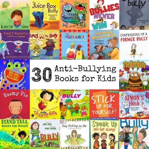 30 Anti-Bullying Books for Kids via @natlubrano on @Untrained Housewife | School and Teaching ...