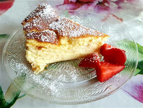 Tarta de queso al horno. Receta ffácil de este delicioso postre casero.