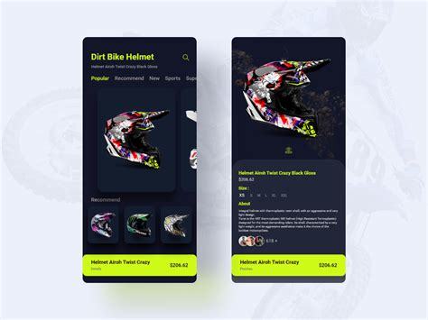 Dirt Bike Helmet. by SUHIN on Dribbble