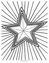 Christmas Star Coloring Pages sketch template