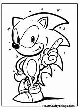Sonic The Hedgehog Printables sketch template