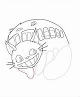 Catbus Coloring Page sketch template