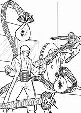 Spiderman Coloring Page sketch template
