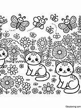 Free Funny Cat Coloring Pages Printable sketch template