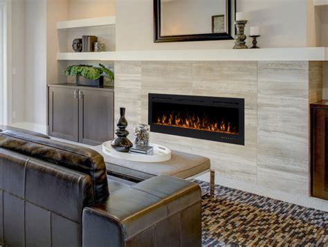 Linear In Wall Electric Fireplaces in Canada | Stylish Fireplaces