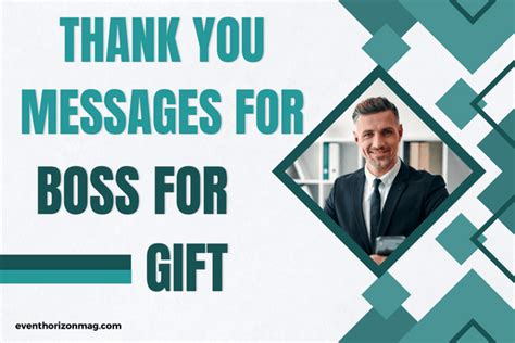 60+ Thank You Messages for Boss For Gift - EventhOrizonMag