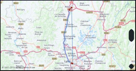 What is the distance from Lyon France to Macon France? Google Maps ...