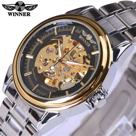 Aliexpress.com : Buy Winner Mechanical Watch Men Top Brand Hollow ...