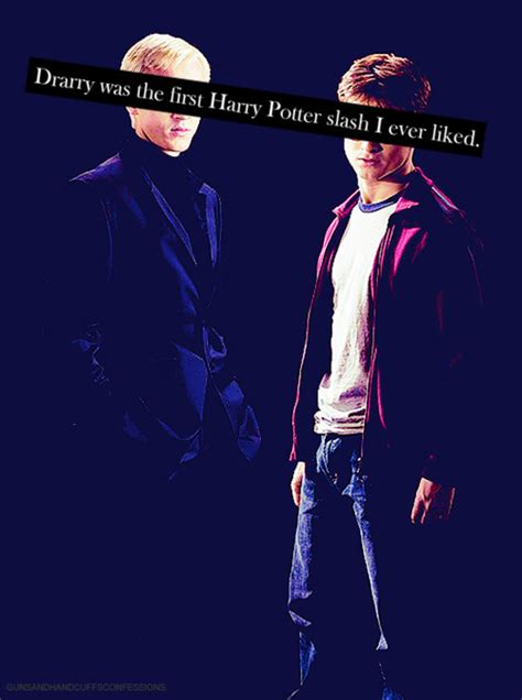 Drarry was the first Harry Potter slash I ever liked - Harry and Draco ...