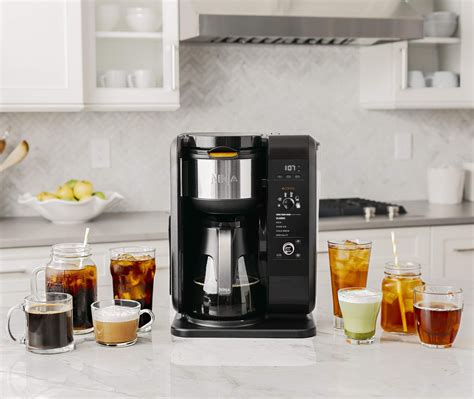 Ninja Hot and Cold Brewed System, Auto-iQ Tea and Coffee Maker with 6 ...