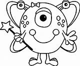 Cute Alien Coloring Pages sketch template