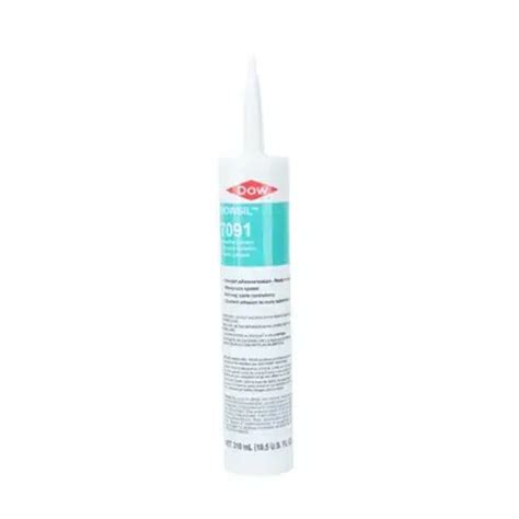 DOWSIL 7091 SILICONE ADHESIVE BLACK 310 ML CARTRIDGE 4129845 | Exdron.com