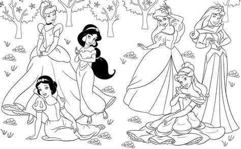 Desenhos Para Colorir Imprimir Princesas Imprima abaixo dezessete desenhos das princesas da ...