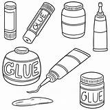 Glue Stick Coloring Page sketch template